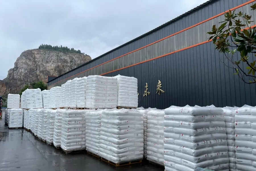 Large-scale warehouse storing agricultural films